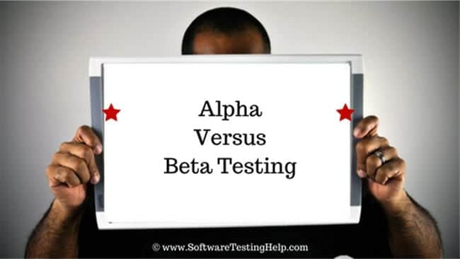 Alpha testing & Beta testing